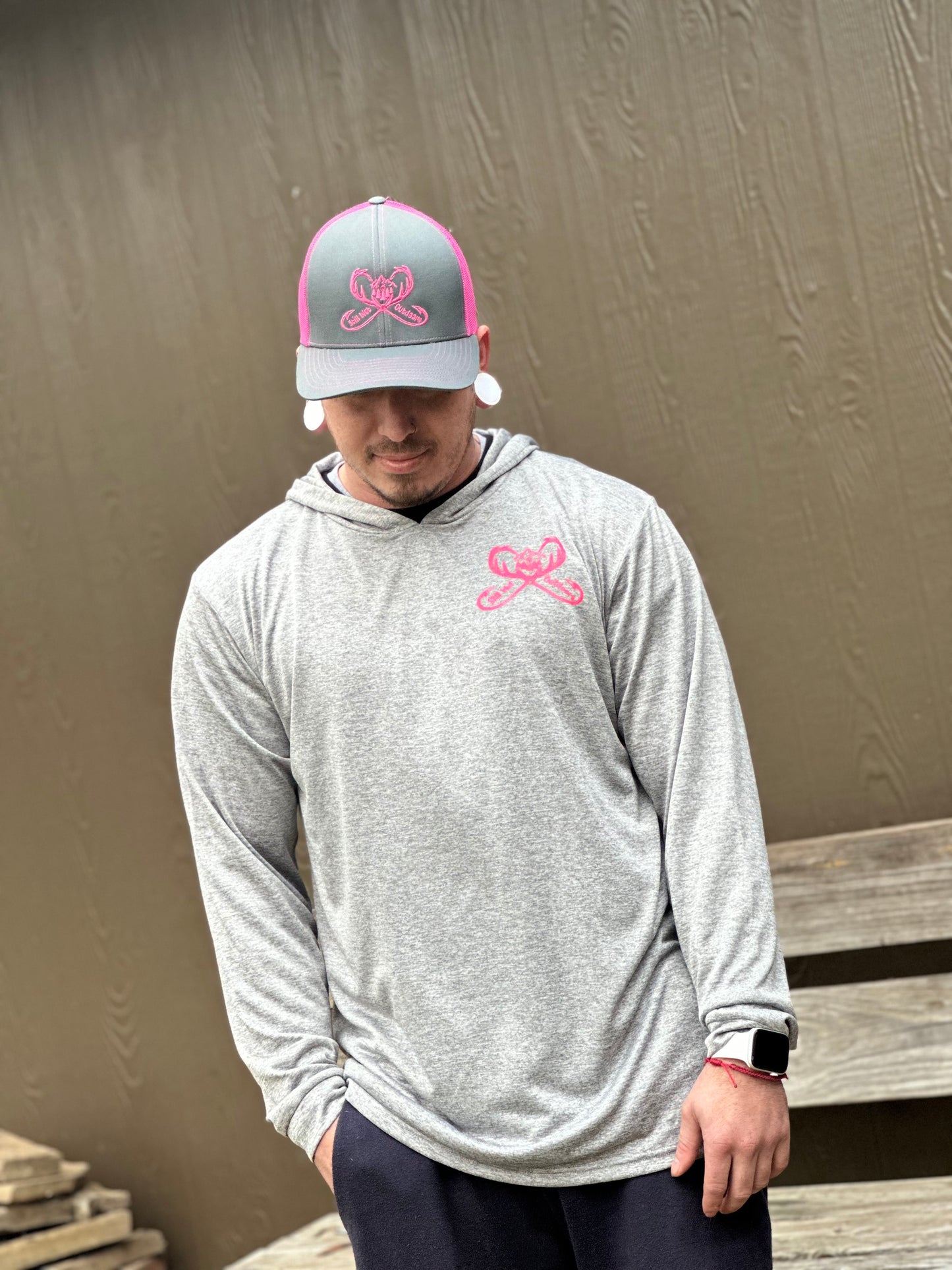 Still Wet Long Sleeve Fishing Hoodie
