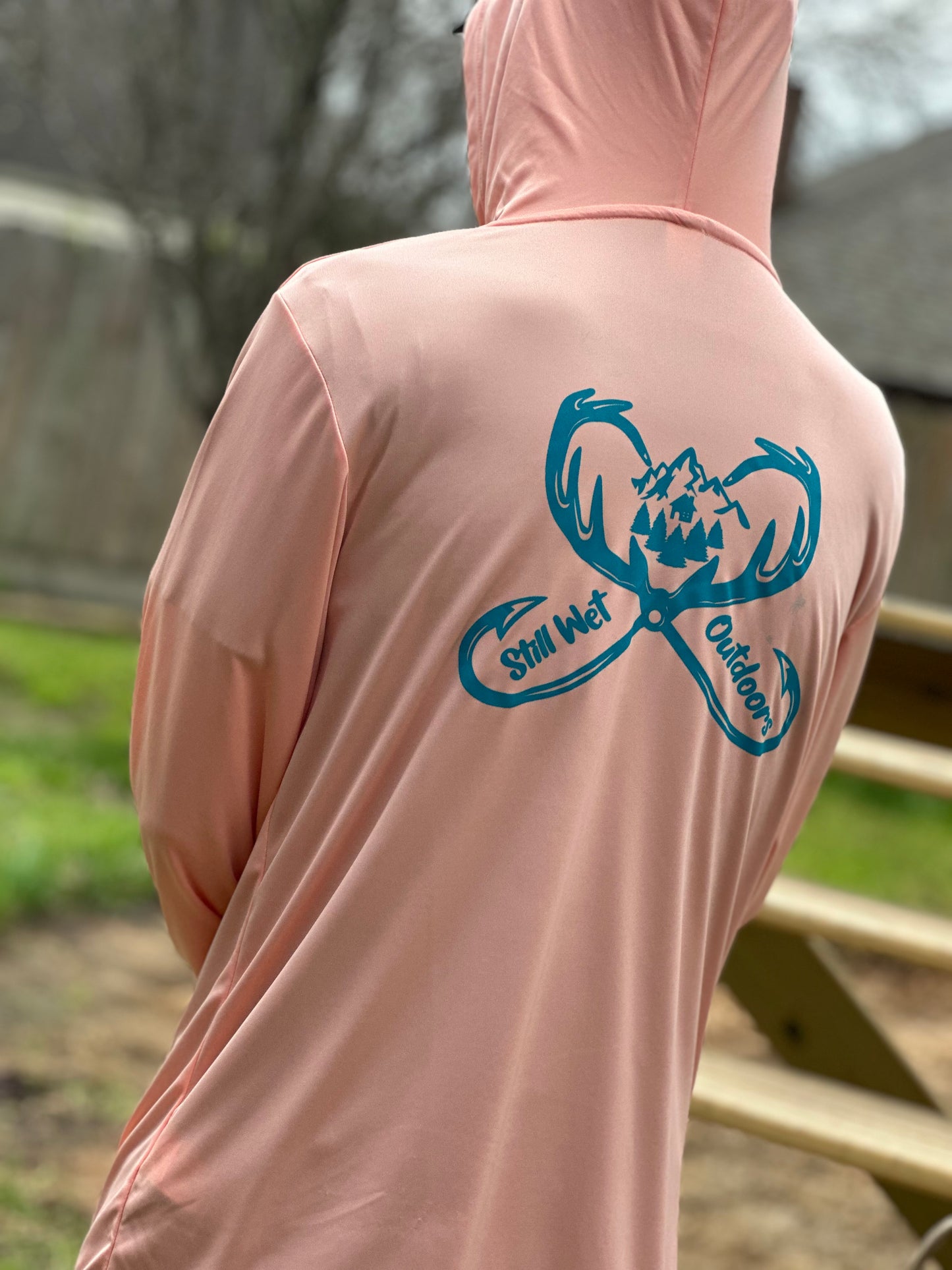 Still Wet Long Sleeve Fishing Hoodie