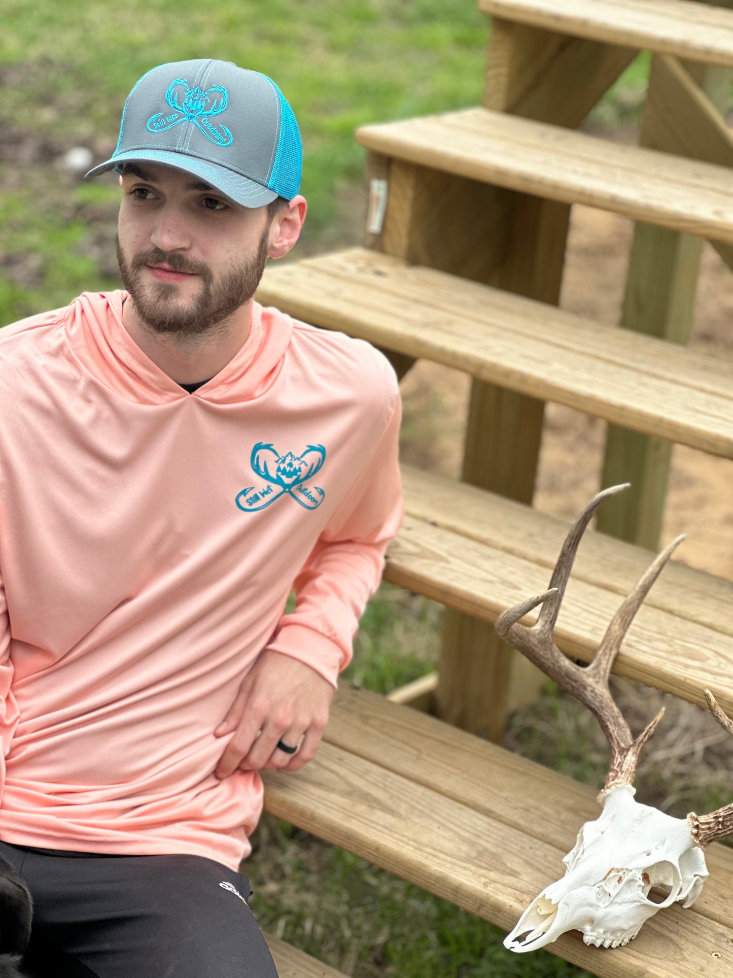 Still Wet Long Sleeve Fishing Hoodie